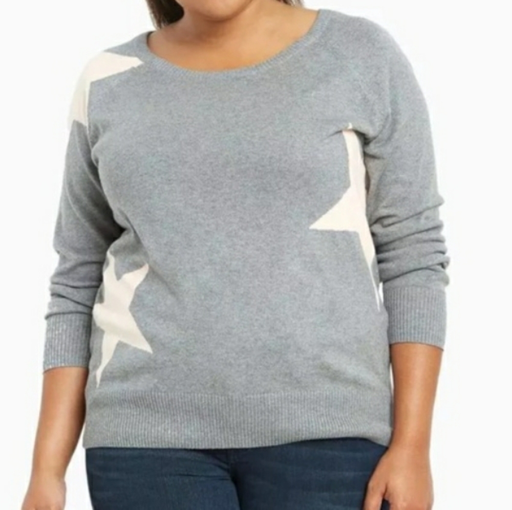 Out Of This World Pink Star Print Sweater